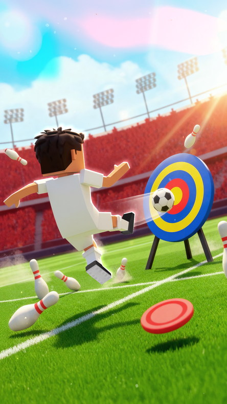 Mini Soccer Star Football Cup - ujęcie z meczu i piłkarz w ruchu